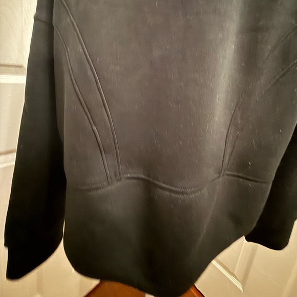 Abercrombie and Fitch YPB Neoknit Crop Hoodie Sweatshirt black large - Picture 3 of 11